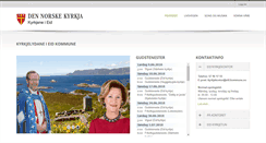 Desktop Screenshot of eid.kyrkja.no